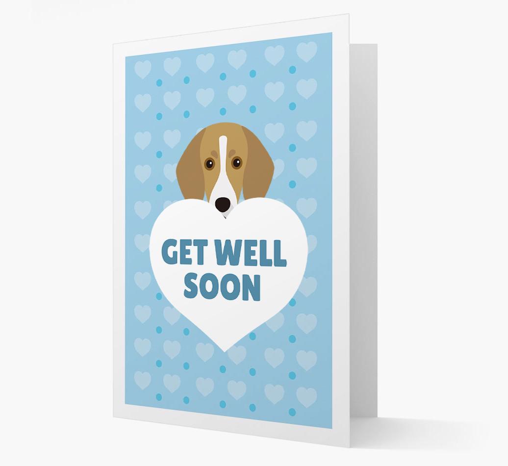 'Get Well Soon' Card with {breedFullName} Icon