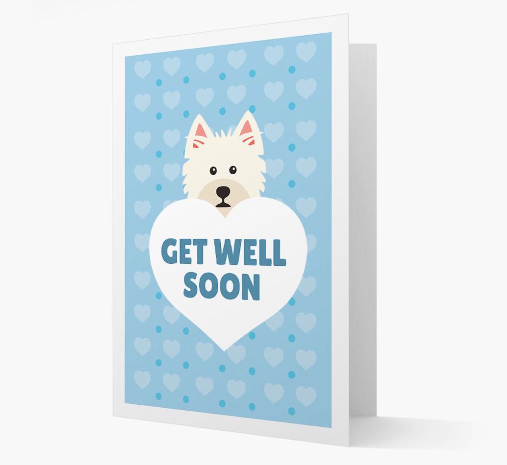 'Get Well Soon' Card with {breedFullName} Icon