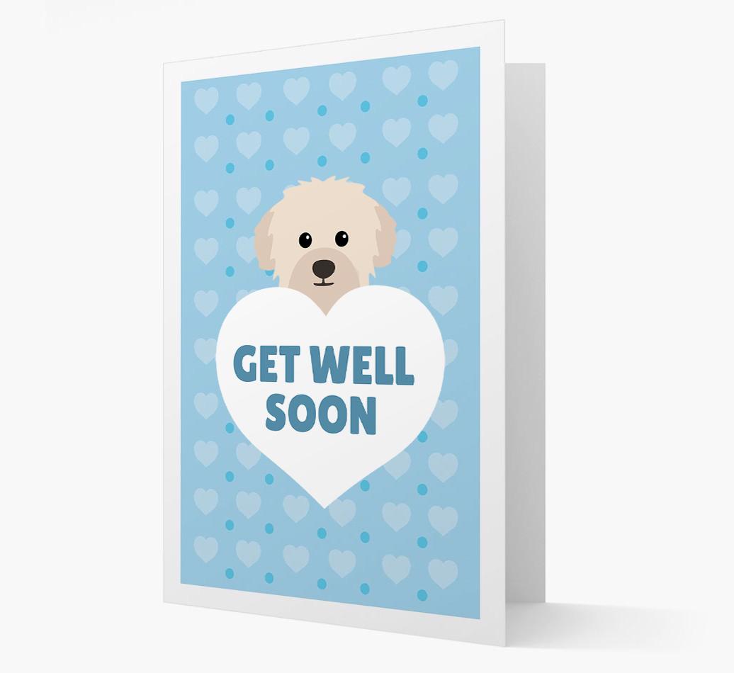 'Get Well Soon' Card with {breedFullName} Icon