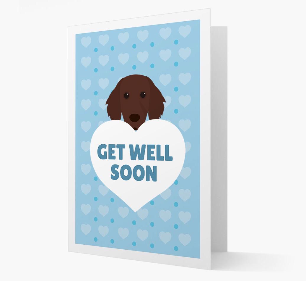 'Get Well Soon' Card with {breedFullName} Icon