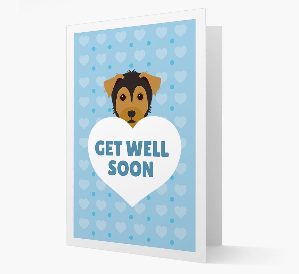 'Get Well Soon' Card with {breedFullName} Icon