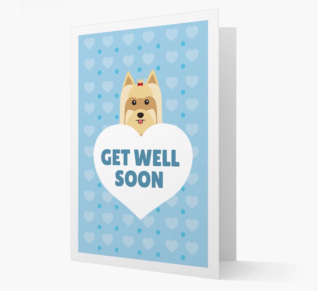 'Get Well Soon' Card with {breedFullName} Icon