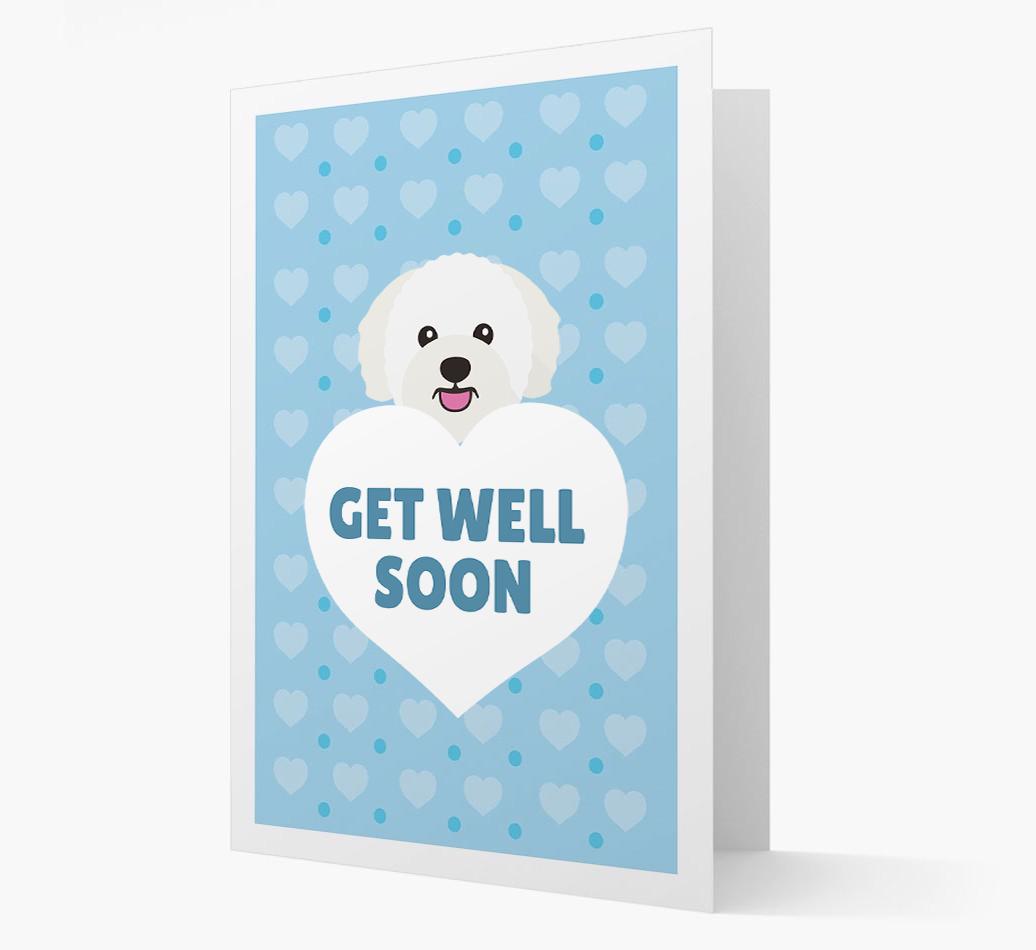 'Get Well Soon' Card with {breedFullName} Icon