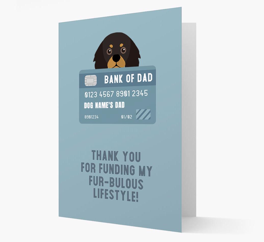 'Bank of Dad' - Personalised {breedFullName} Card