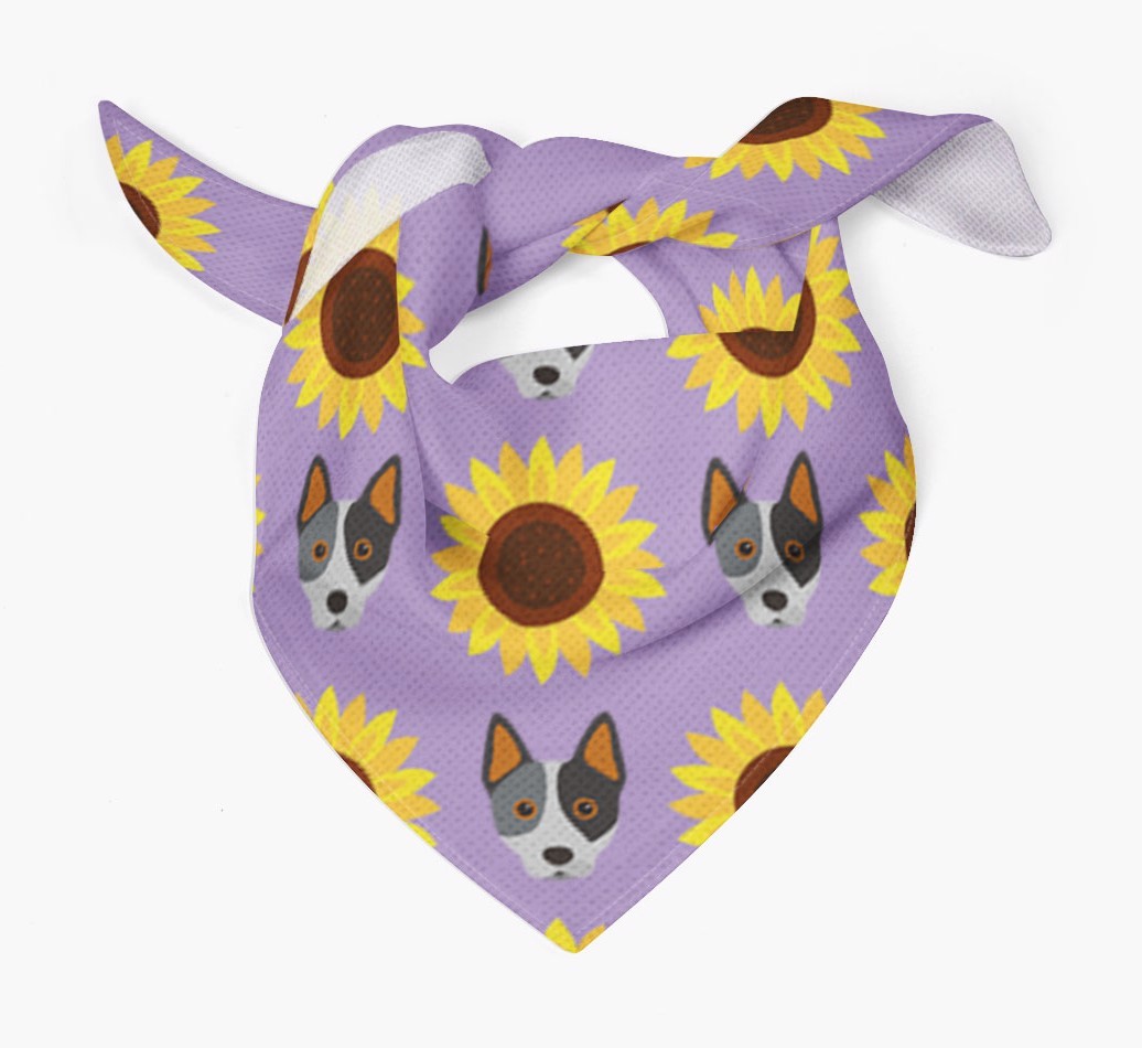 Sunflower Bandana with {breedFullName} Icons