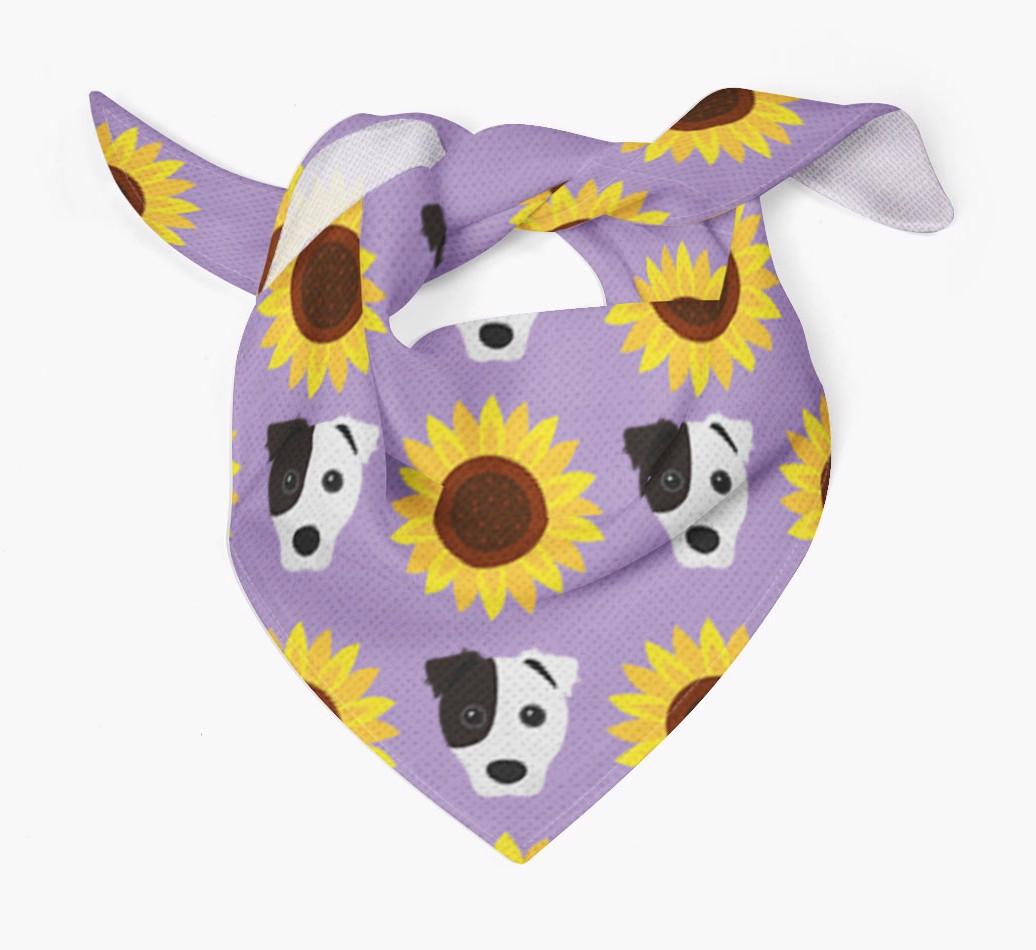 Sunflower Bandana with {breedFullName} Icons