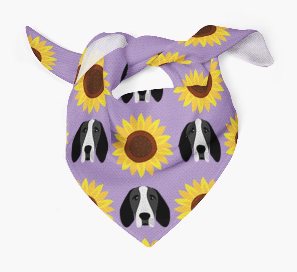 Sunflower Bandana with {breedFullName} Icons