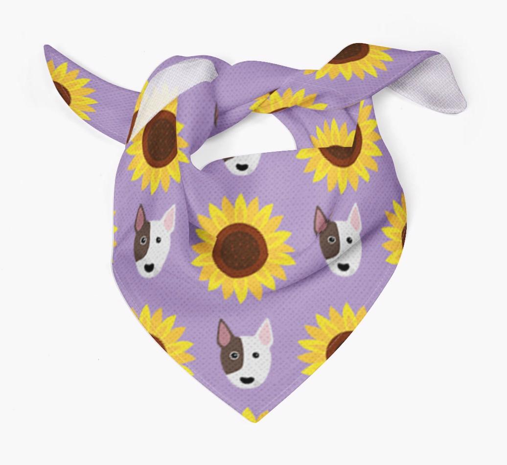 Sunflower Bandana with {breedFullName} Icons