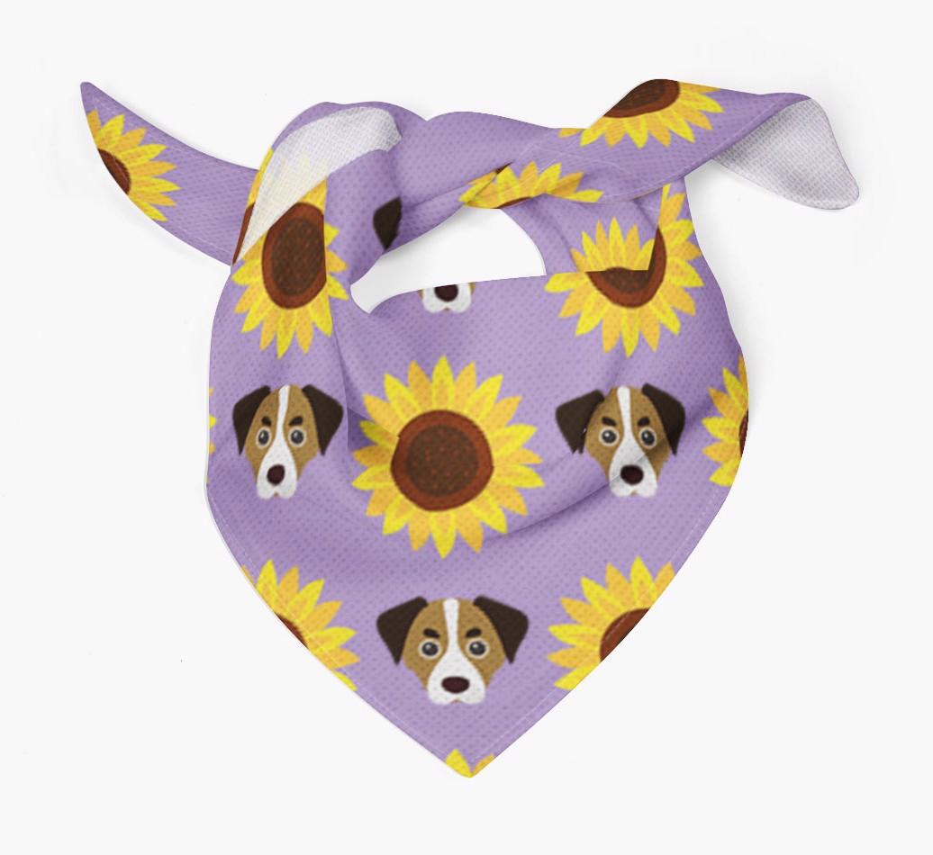 Sunflower Bandana with {breedFullName} Icons