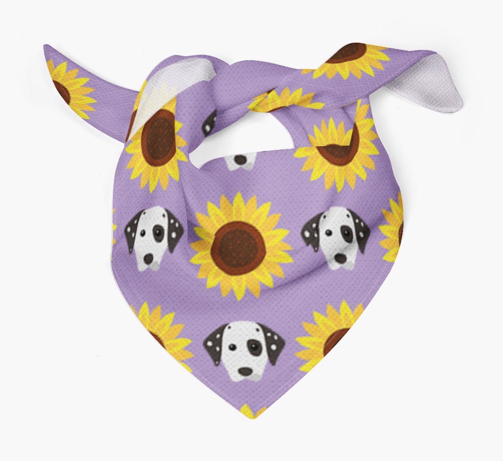 Sunflower Bandana with {breedFullName} Icons