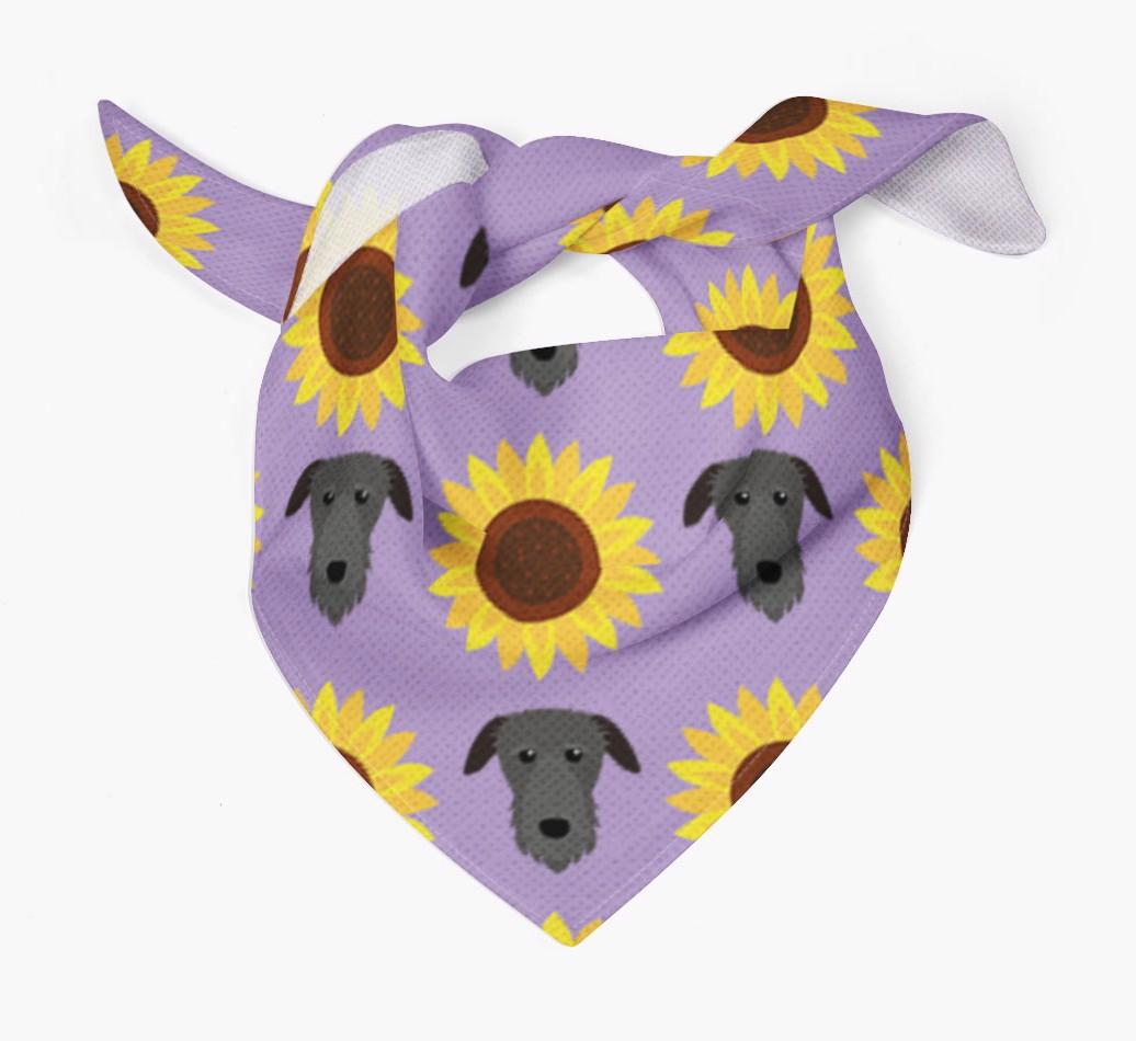 Sunflower Bandana with {breedFullName} Icons