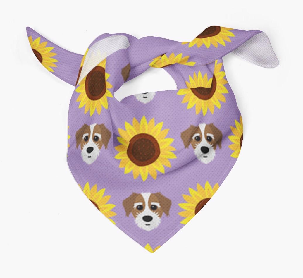 Sunflower Bandana with {breedFullName} Icons