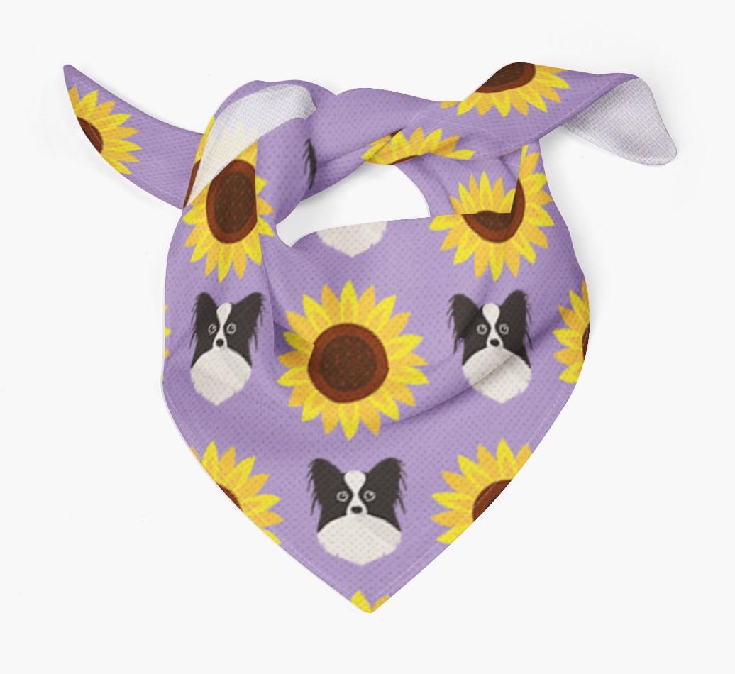 Sunflower Bandana with {breedFullName} Icons