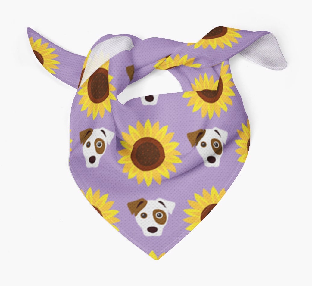 Sunflower Bandana with {breedFullName} Icons