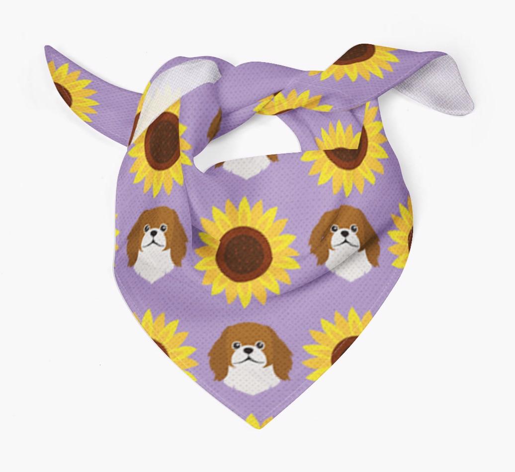 Sunflower Bandana with {breedFullName} Icons