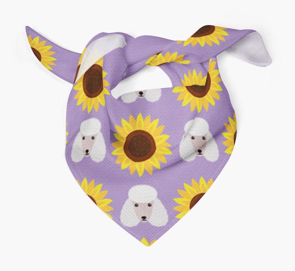 Sunflower Bandana with {breedFullName} Icons