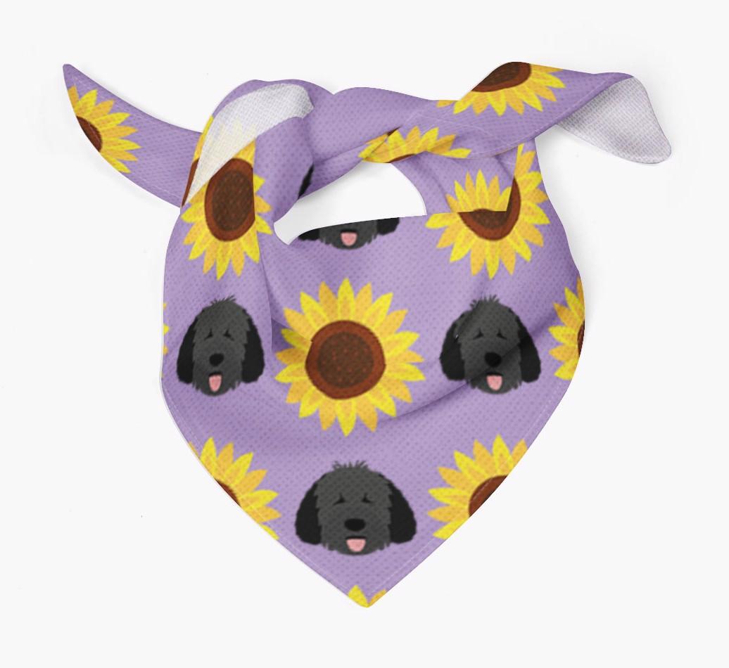 Sunflower Bandana with {breedFullName} Icons