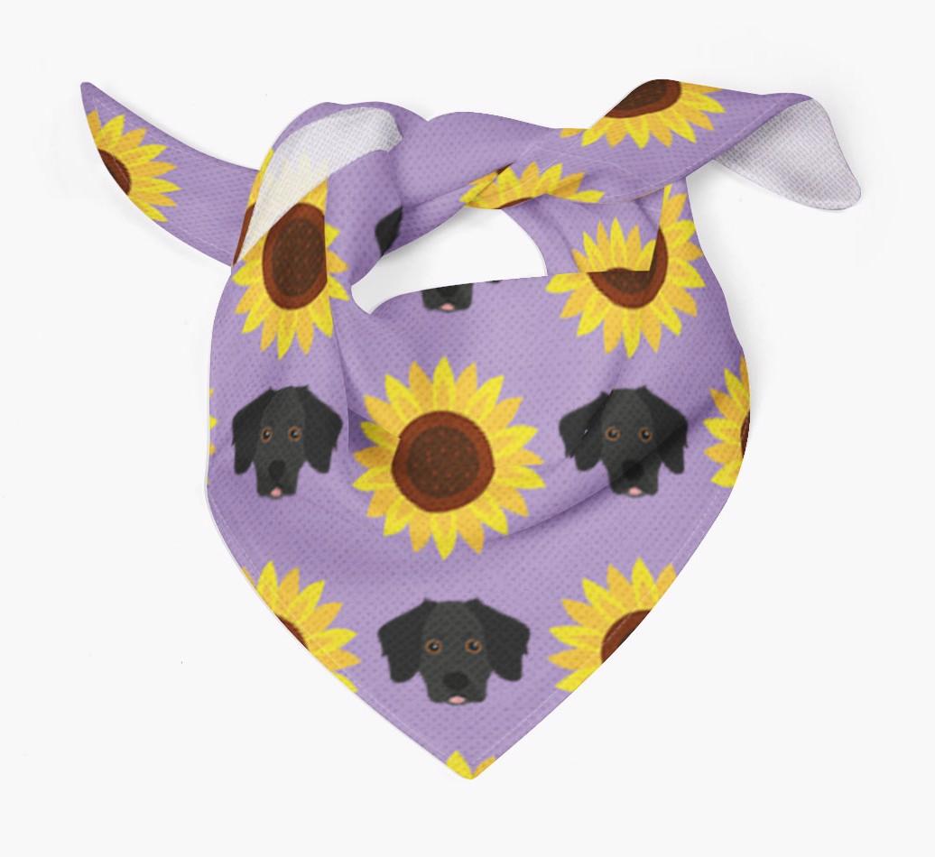 Sunflower Bandana with {breedFullName} Icons