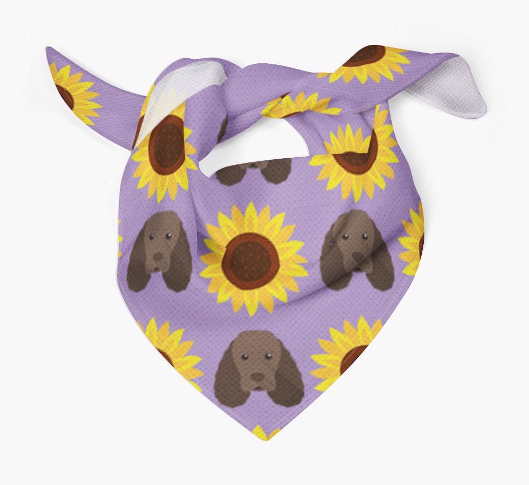Sunflower Bandana with {breedFullName} Icons