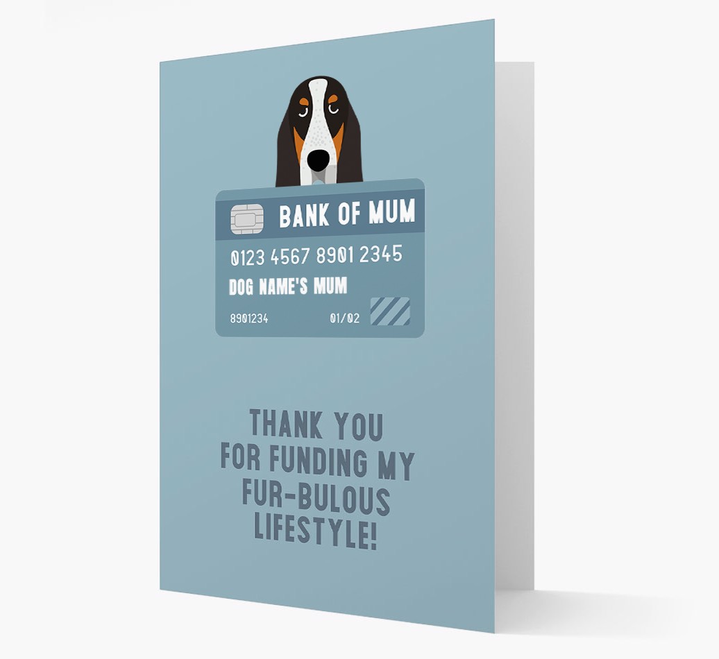 'Bank of Mum' - Personalised {breedFullName} Card