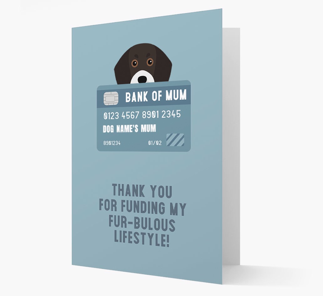 'Bank of Mum' - Personalised {breedFullName} Card