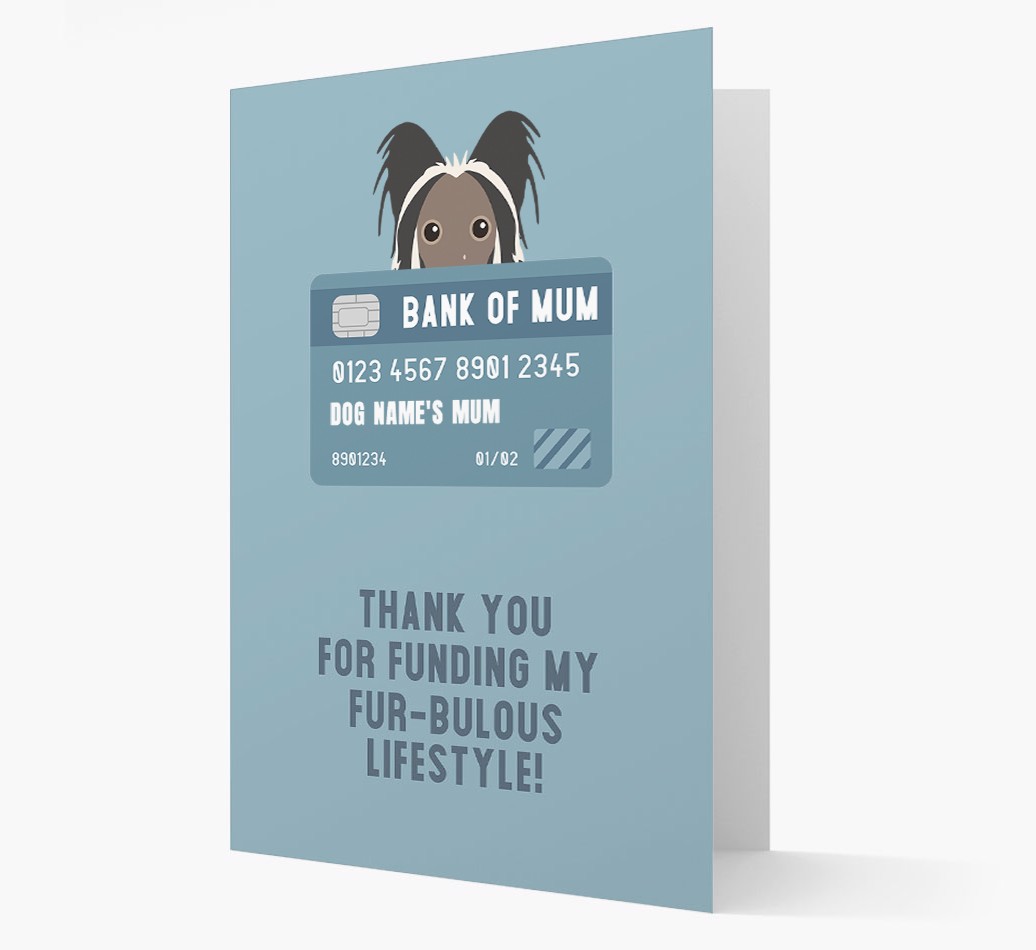 'Bank of Mum' - Personalised {breedFullName} Card