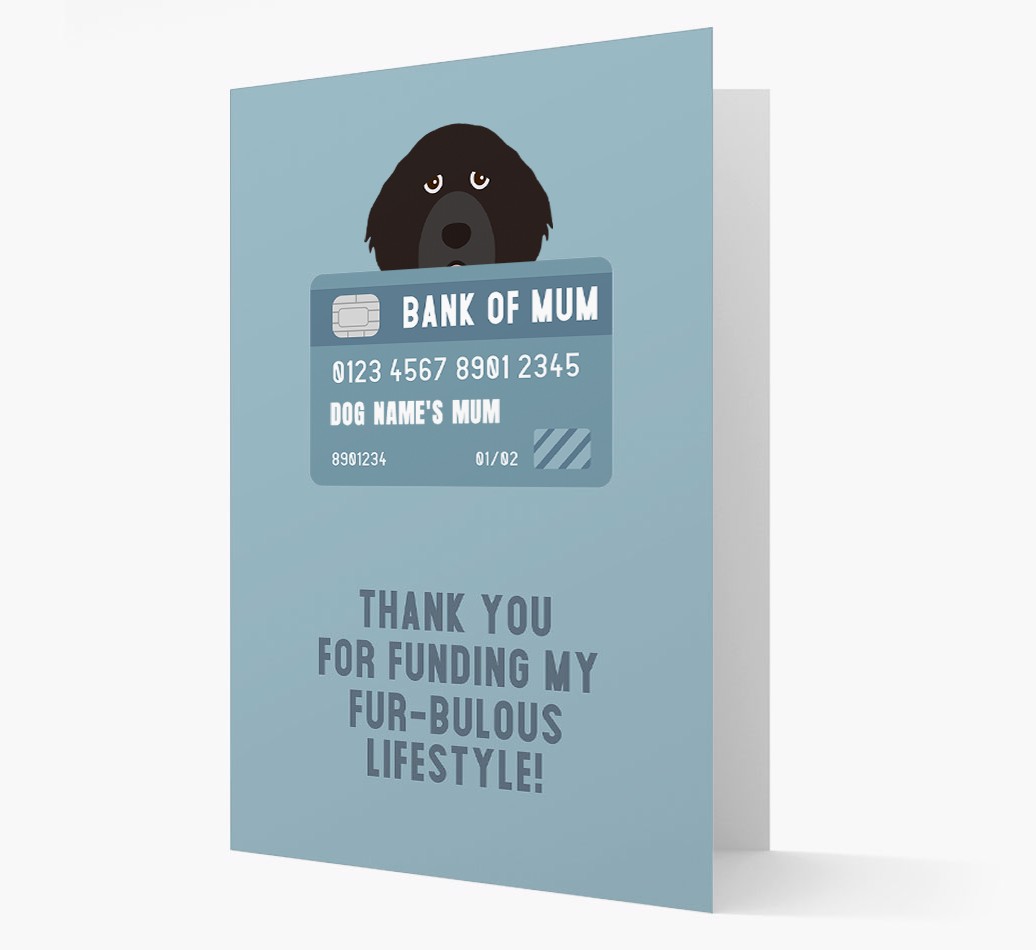 'Bank of Mum' - Personalised {breedFullName} Card
