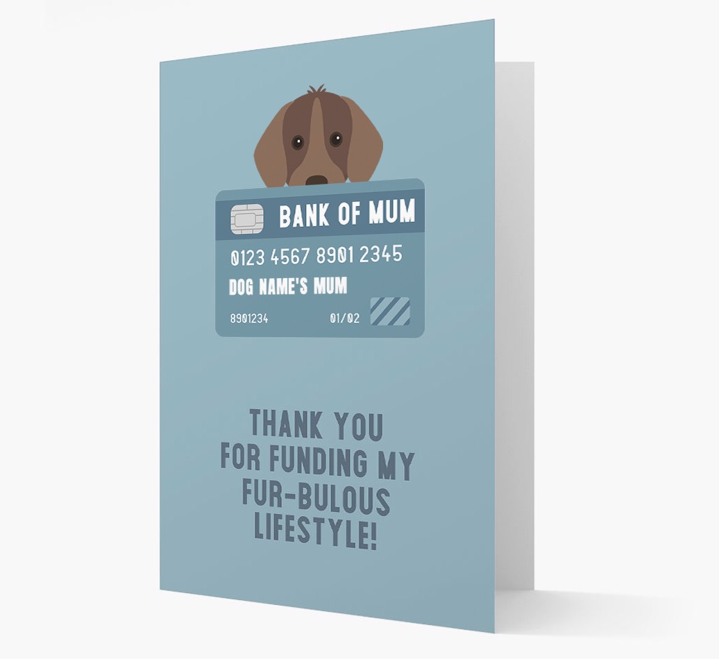 'Bank of Mum' - Personalised {breedFullName} Card