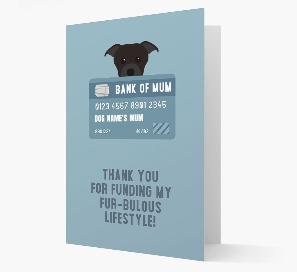 'Bank of Mum' - Personalised {breedFullName} Card