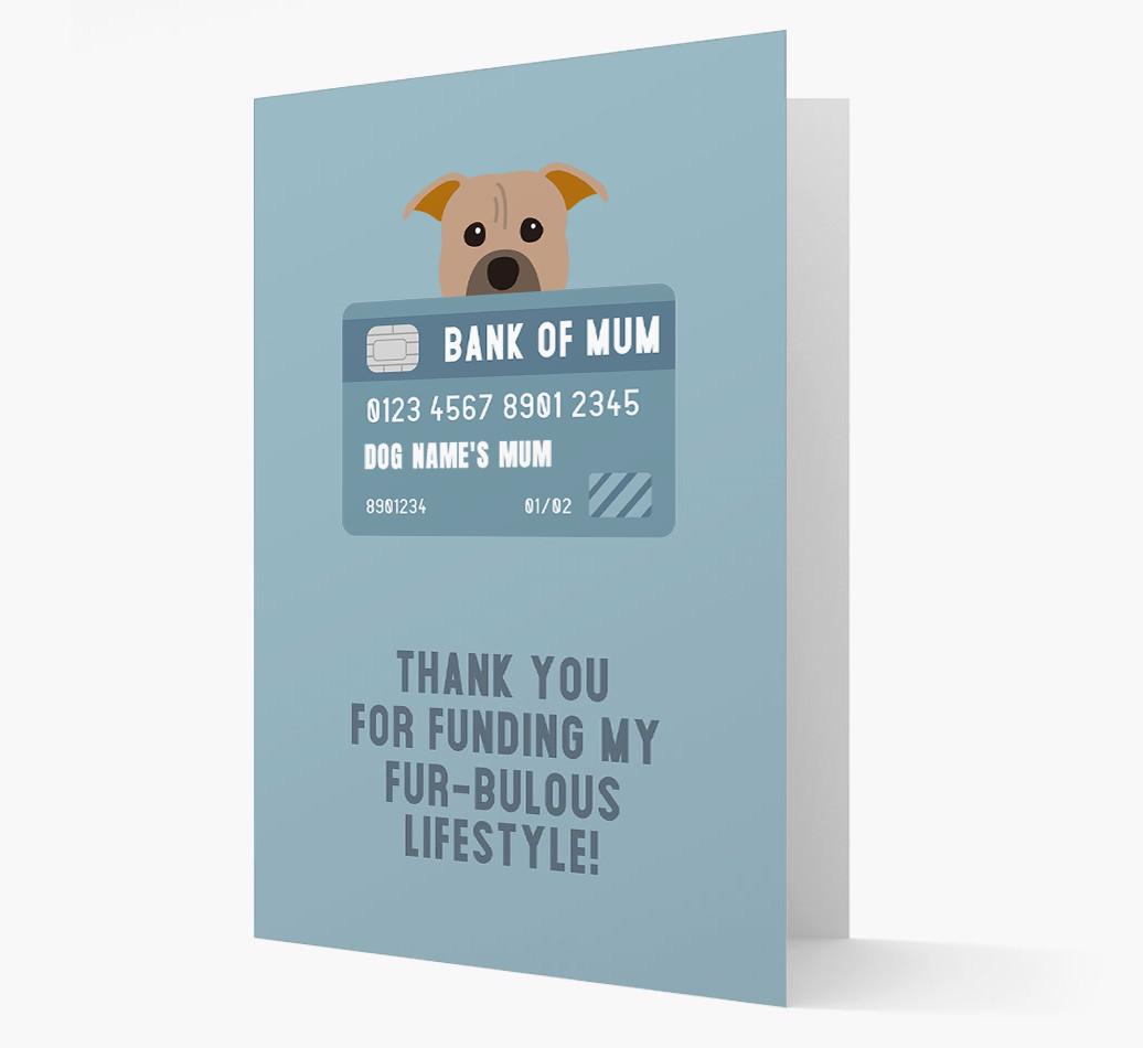 'Bank of Mum' - Personalised {breedFullName} Card