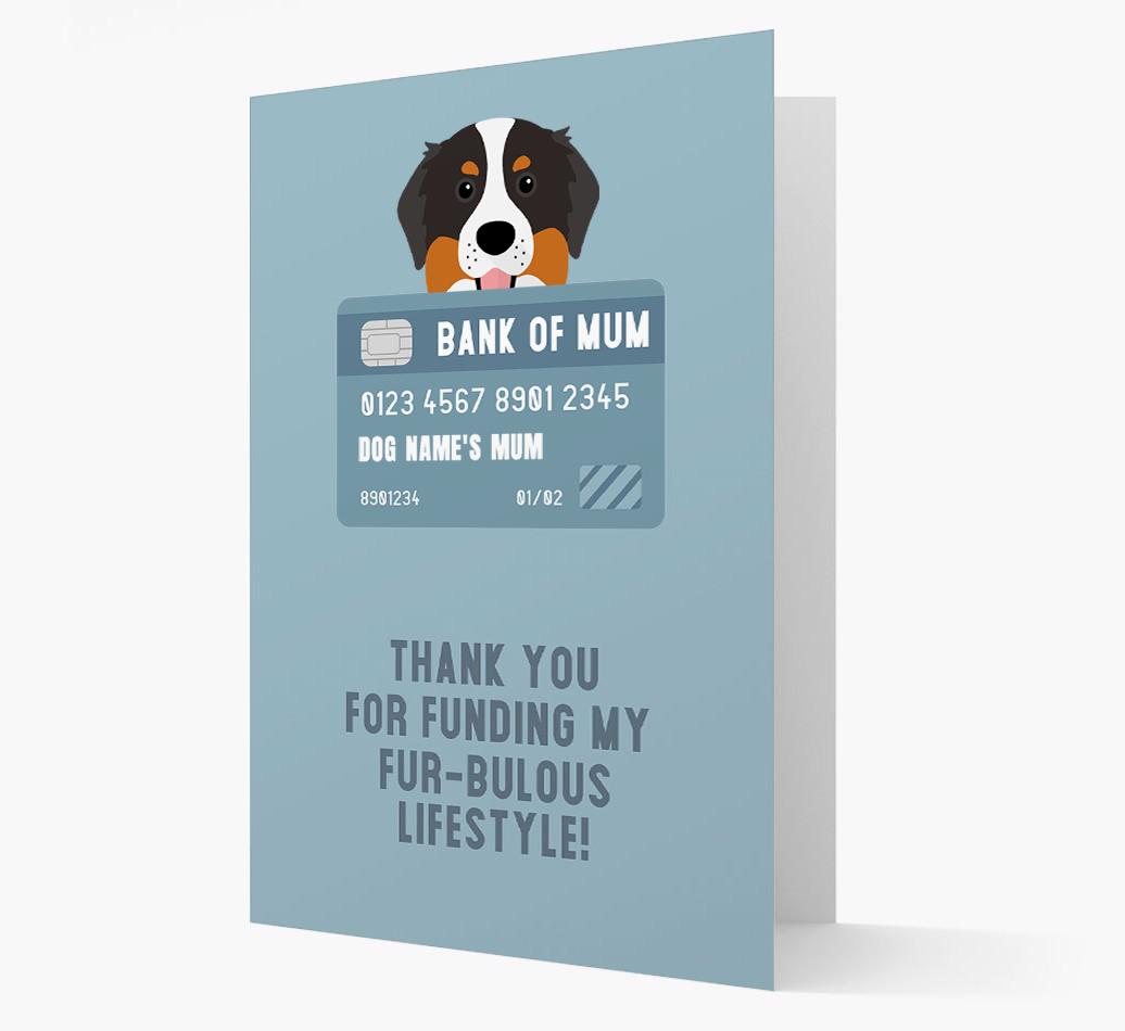 'Bank of Mum' - Personalised {breedFullName} Card