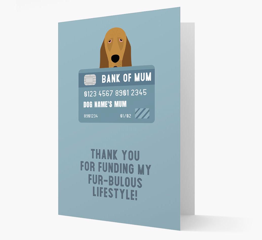 'Bank of Mum' - Personalised {breedFullName} Card