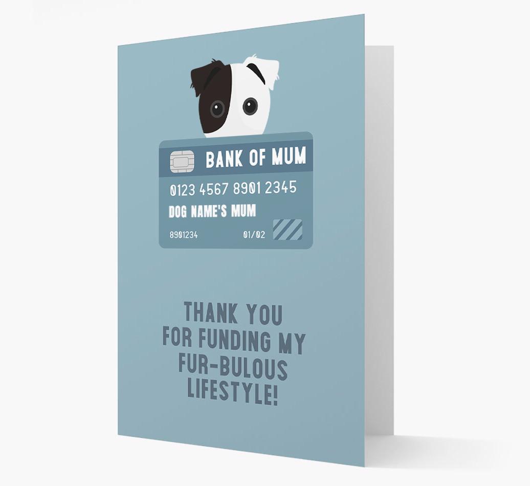 'Bank of Mum' - Personalised {breedFullName} Card