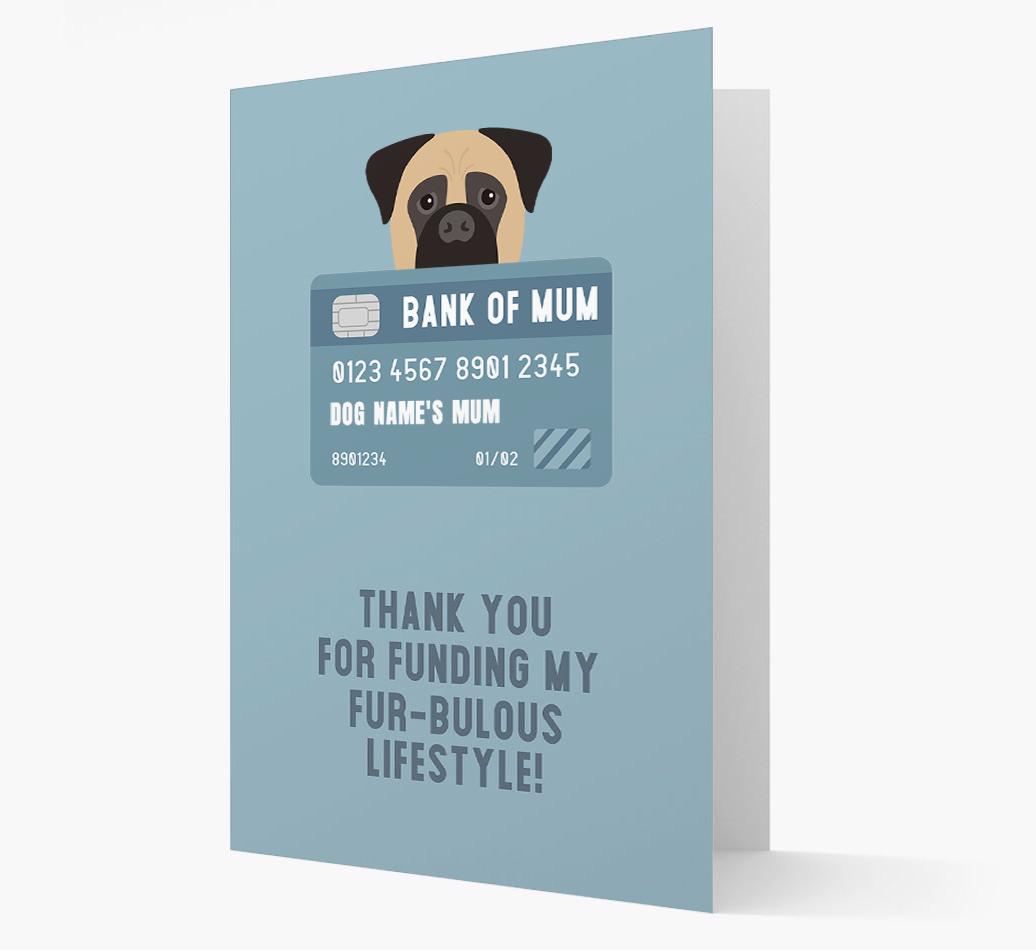 'Bank of Mum' - Personalised {breedFullName} Card
