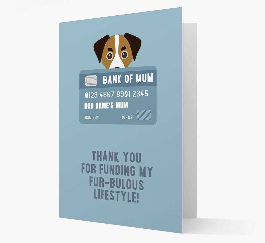 'Bank of Mum' - Personalised {breedFullName} Card