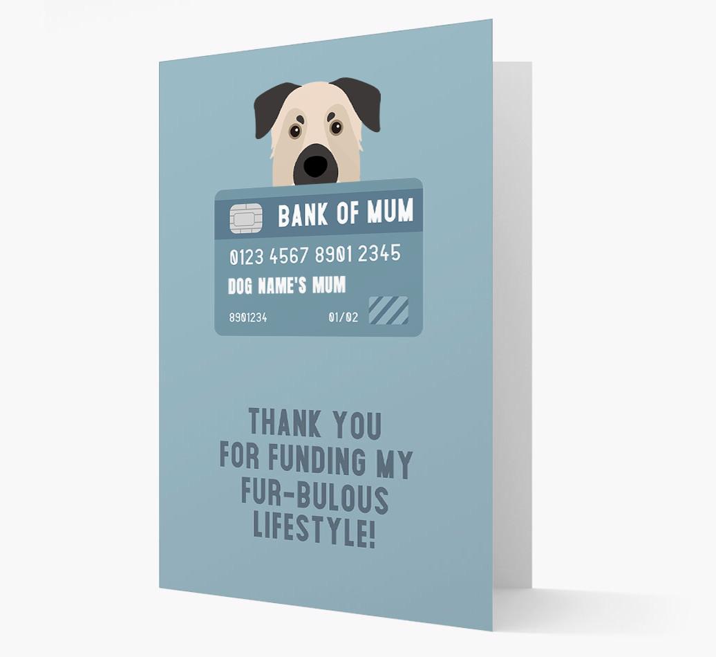 'Bank of Mum' - Personalised {breedFullName} Card