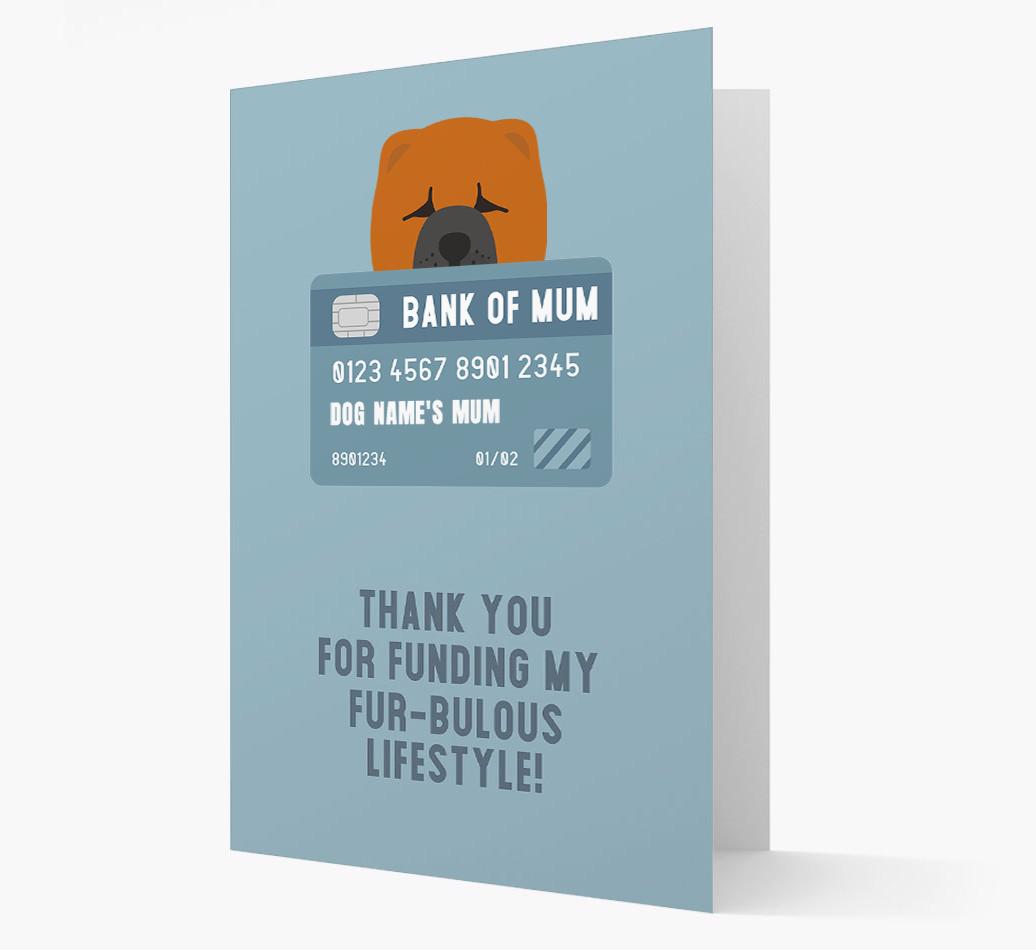 'Bank of Mum' - Personalised {breedFullName} Card