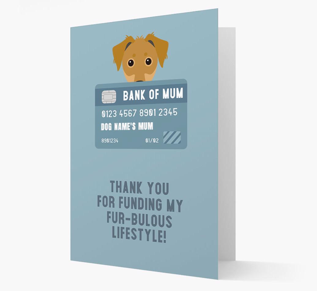 'Bank of Mum' - Personalised {breedFullName} Card