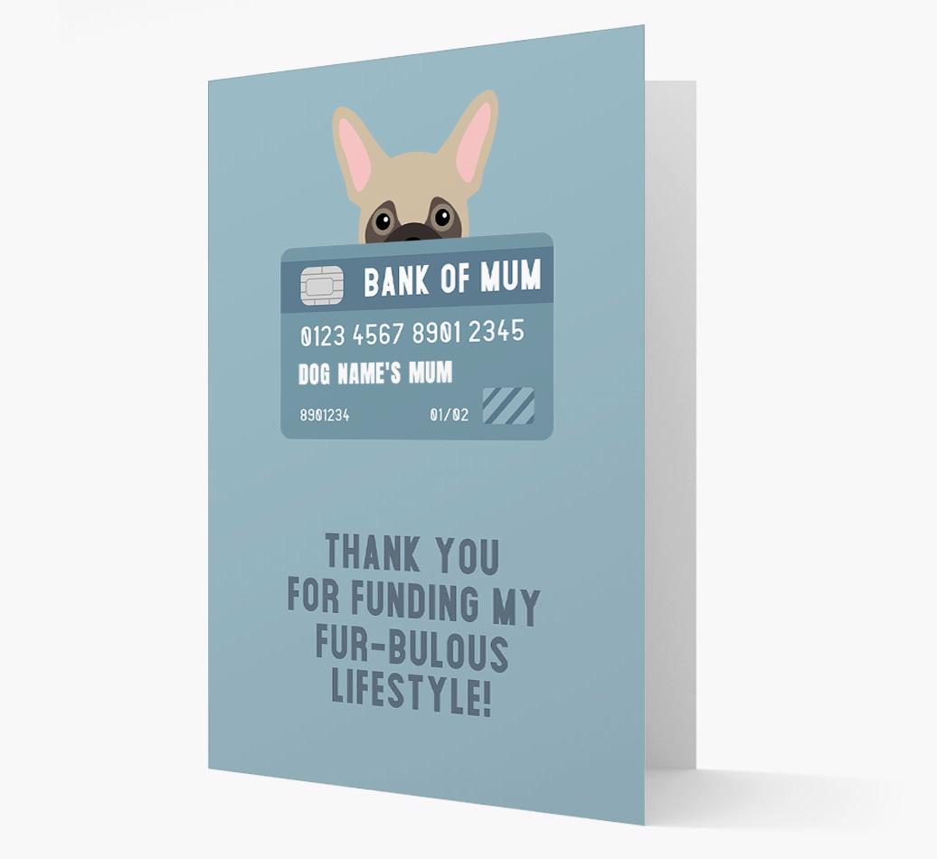 'Bank of Mum' - Personalised {breedFullName} Card