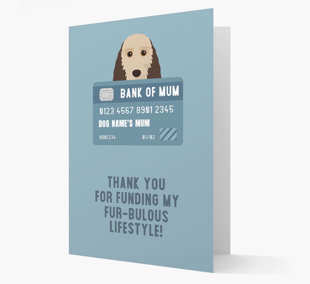 'Bank of Mum' - Personalised {breedFullName} Card
