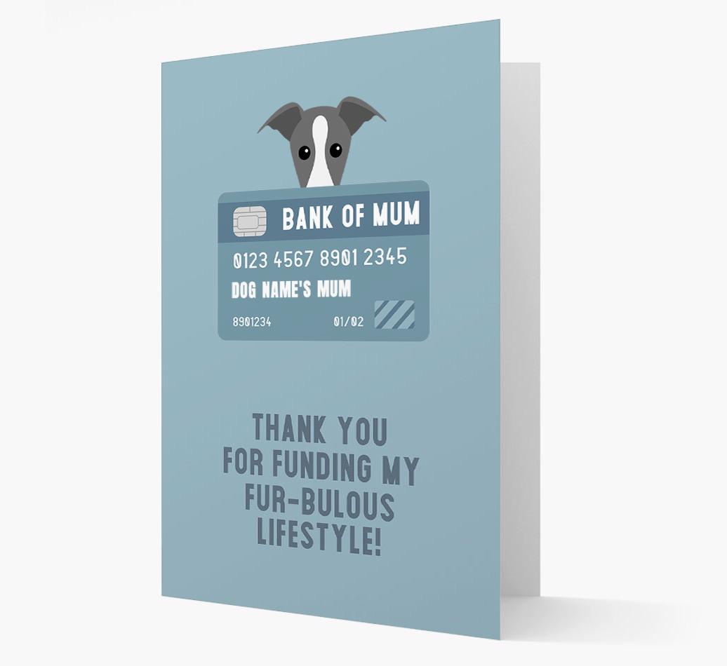 'Bank of Mum' - Personalised {breedFullName} Card
