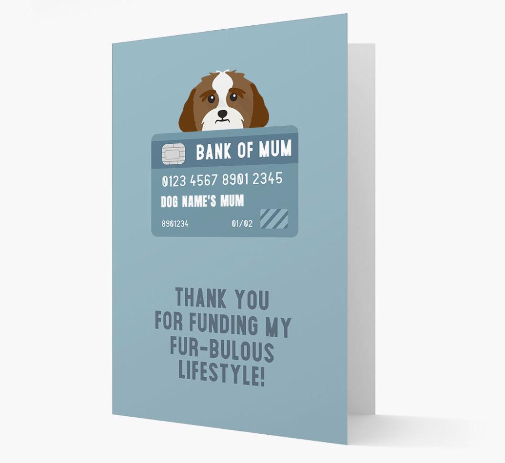 'Bank of Mum' - Personalised {breedFullName} Card
