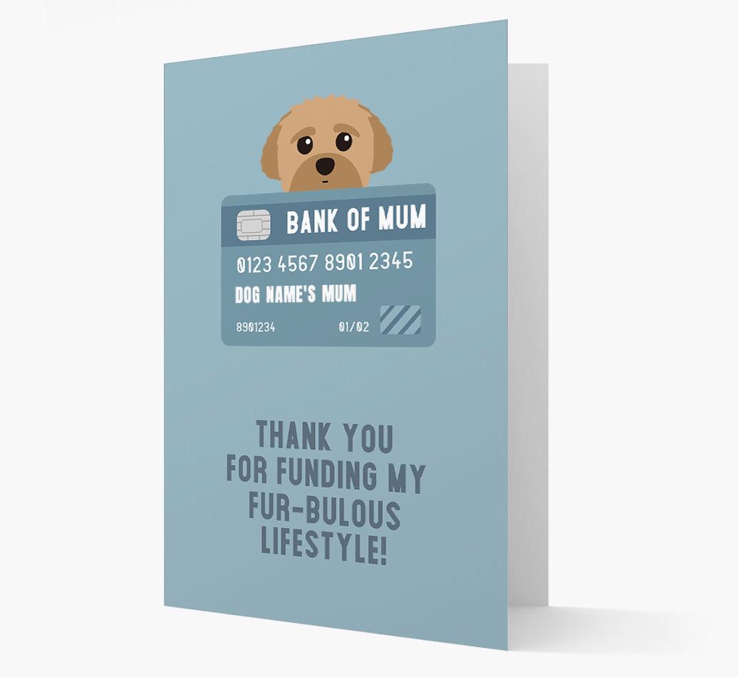 'Bank of Mum' - Personalised {breedFullName} Card