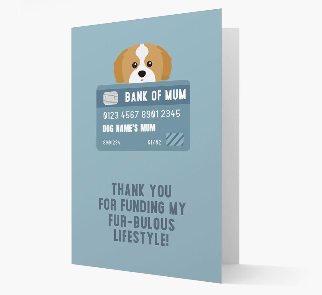 'Bank of Mum' - Personalised {breedFullName} Card