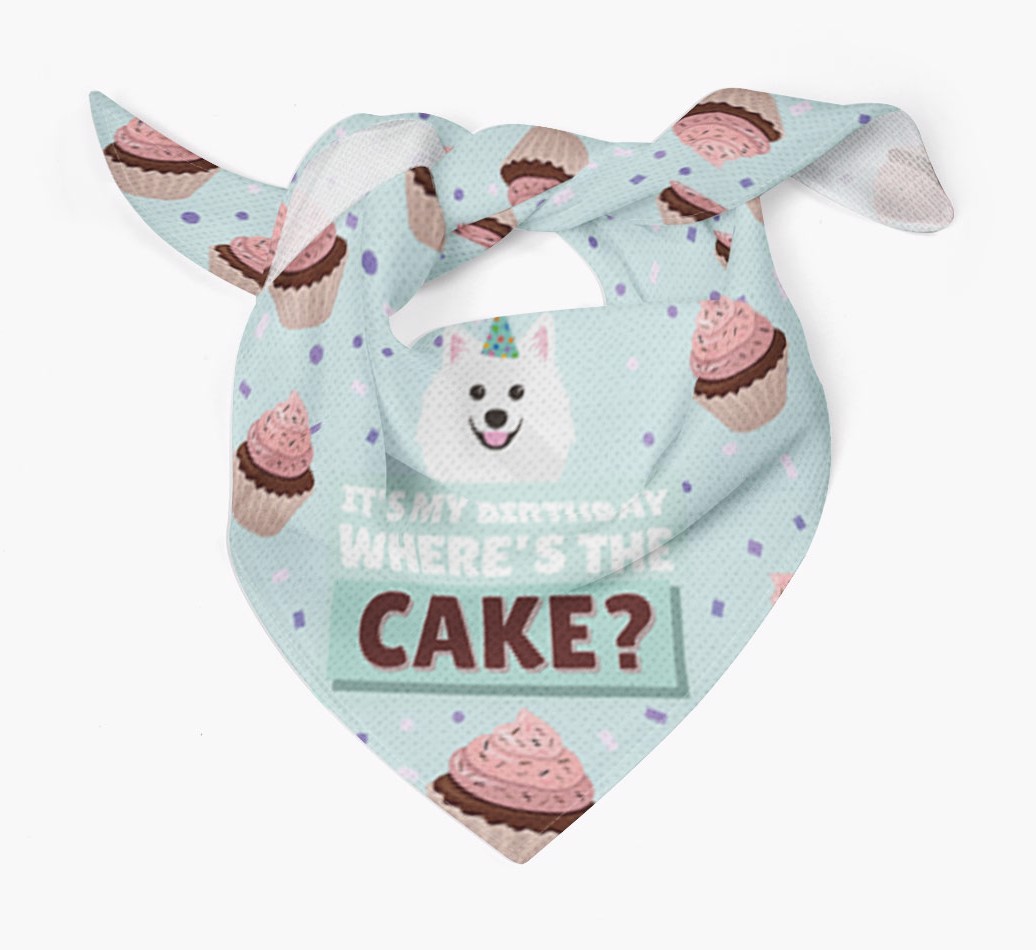 'Where's the Cake?' Birthday Bandana
