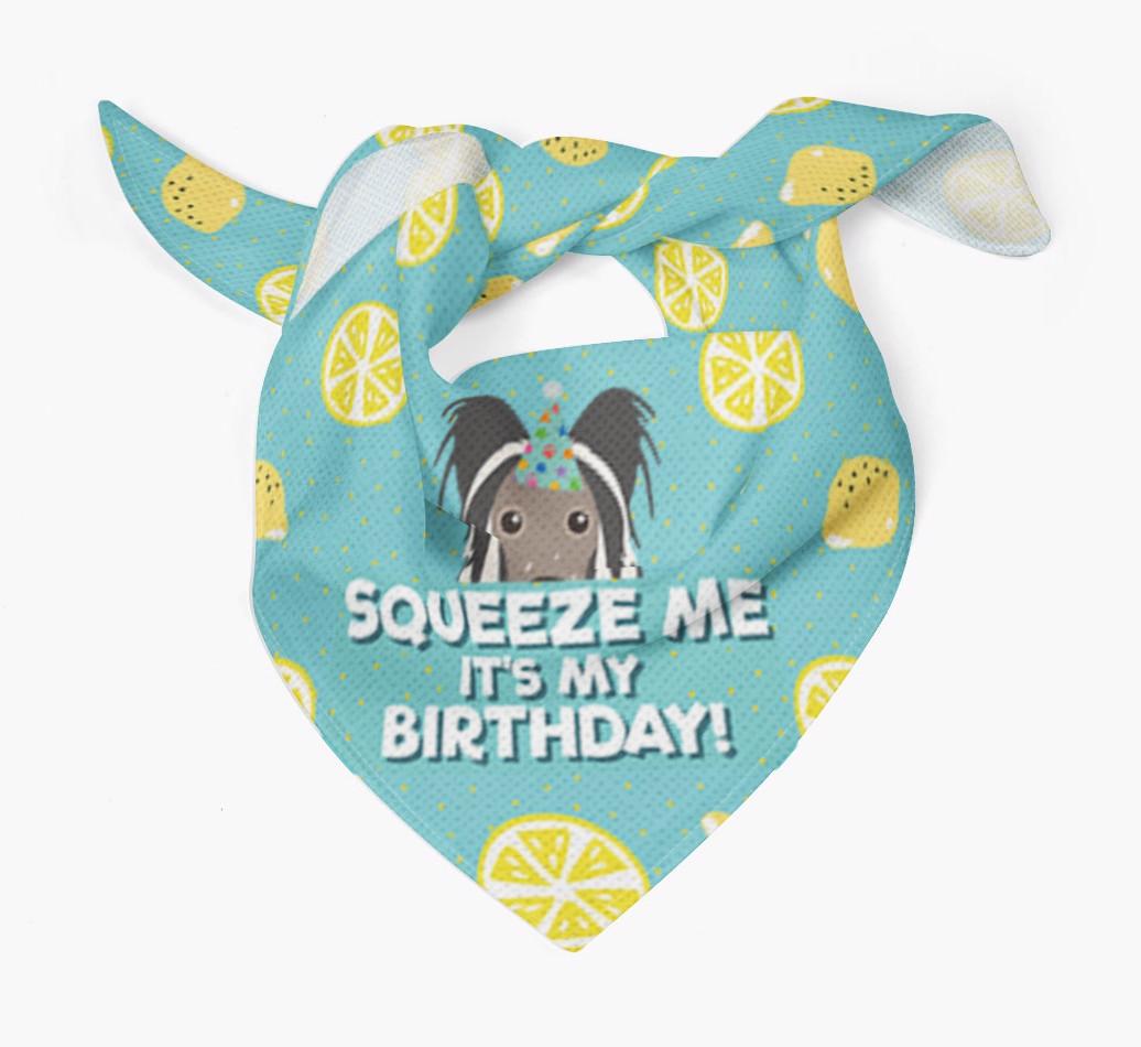 'Squeeze Me, It's My Birthday' Bandana