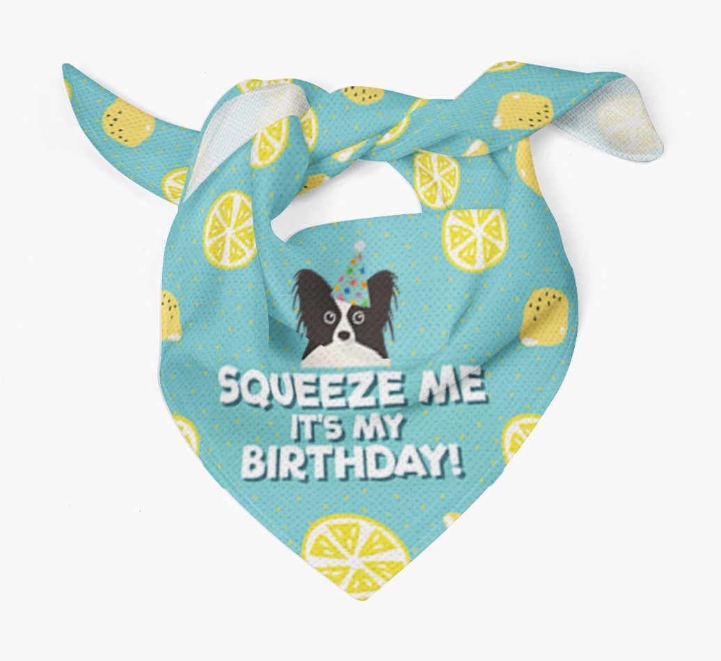 'Squeeze Me, It's My Birthday' Bandana