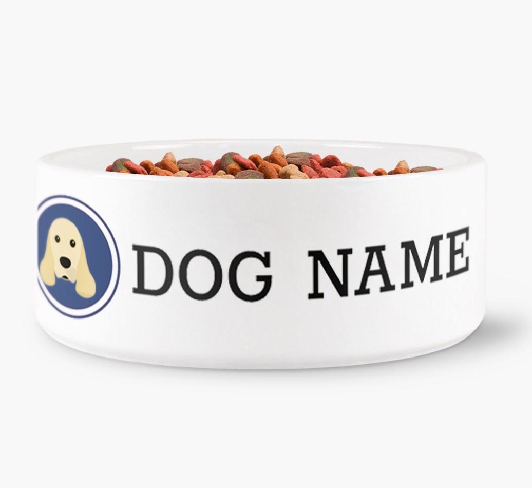 Personalised Dog Bowl for {dogsName}
