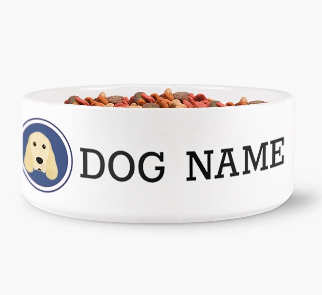 Personalised Dog Bowl for {dogsName}