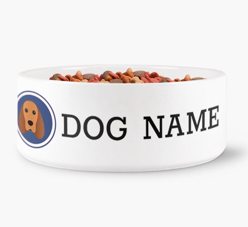 Personalised Dog Bowl for {dogsName}